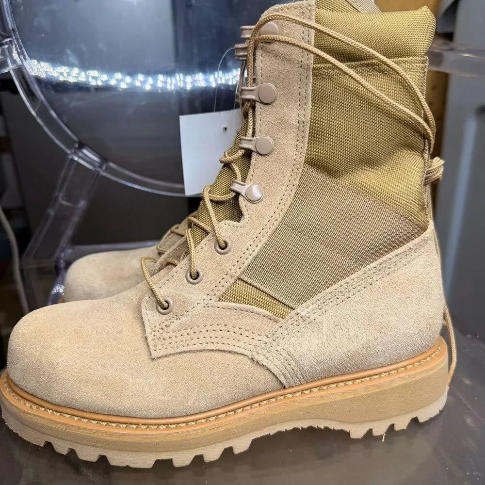 Thorogood Men's Tan and Cream Boots